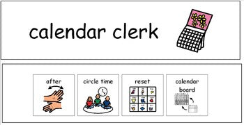 Classroom Jobs Visual Directions and Labels! Set 2