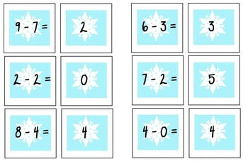 Seasonal Math Puzzles for Addition, Subtraction, & Multiplication