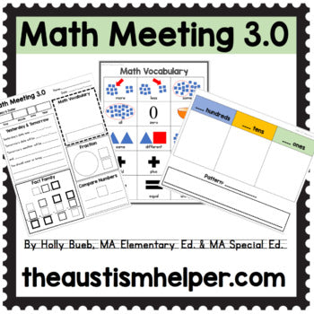 Math Meeting 3.0