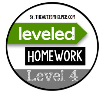 Leveled Homework {Level 4}