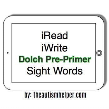 Pre-Primer Sight Word Activities