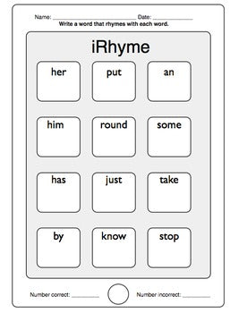 iRead Dolch 1st Grade Sight Words - Worksheets & Flashcards