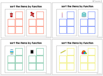 Function Task Cards [ABLLS-R Aligned B17, C37, G15, G24]