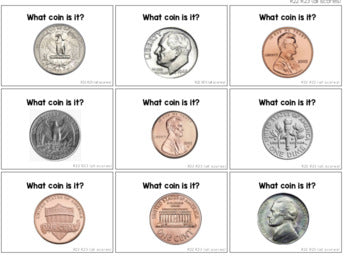 Time & Coin Task Cards [ABLLS-R Aligned R21, R22, R23, R24]