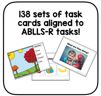 ABLLS-R Aligned Task Card MEGA BUNDLE