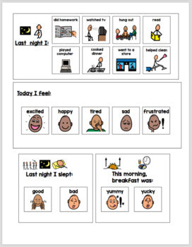 Visual Calendar Worksheets for Students with Autism or Special Education!