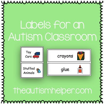 Special Education Classroom Labels