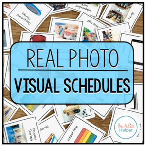 Real Photo Visual Schedules for Special Education Classroom