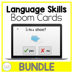 Interactive Boom Cards: Language Skills Bundle
