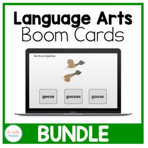 Interactive Boom Cards: Language Arts Bundle