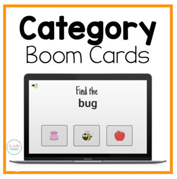 Category Interactive Boom Cards
