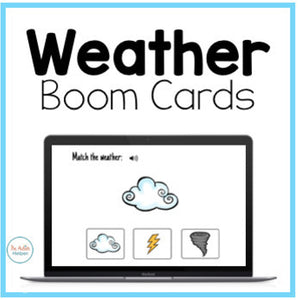 Weather Interactive Boom Cards
