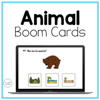 Animal Interactive Boom Cards