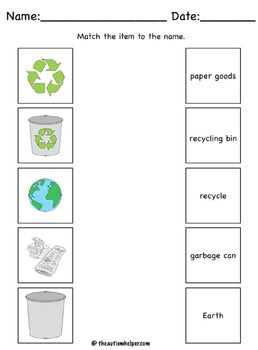 Recycling Unit for Special Education