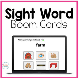 Sight Words Interactive Boom Cards
