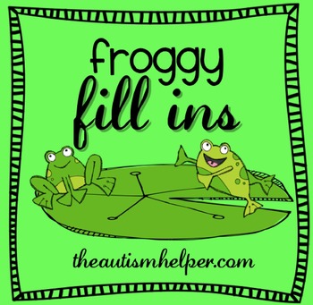 Frog-Themed Intraverbal Games & Activities