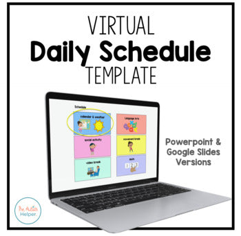 Virtual Daily Schedule Template