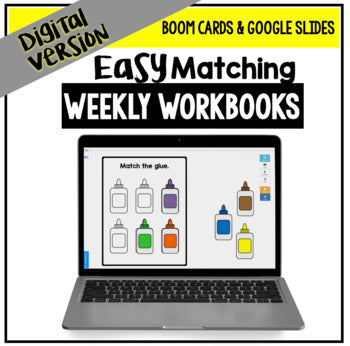 DIGITAL Easy Matching Weekly Workbooks