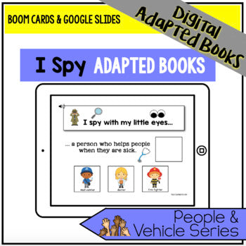 DIGITAL I Spy Adapted Book Series - People & Vehicle Edition