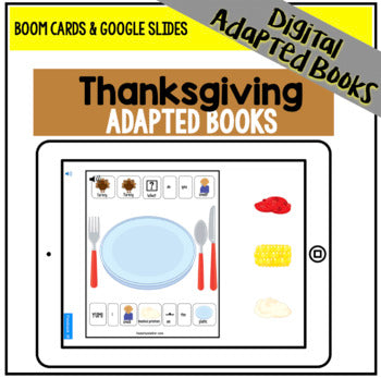 DIGITAL Thanksgiving Adapted Book Series