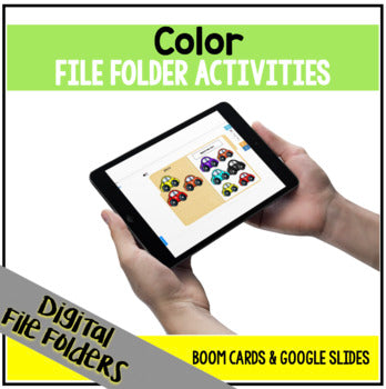 DIGITAL Color File Folder Activities