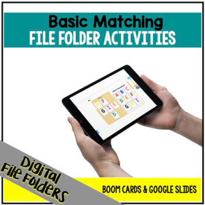 DIGITAL Basic Matching File Folder Activities