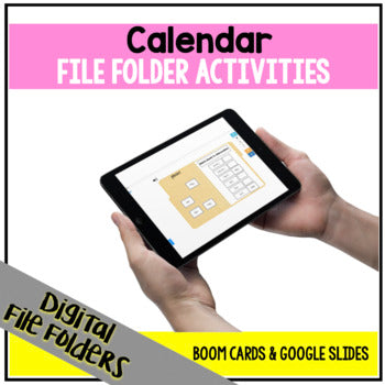 DIGITAL Calendar File Folder Activities
