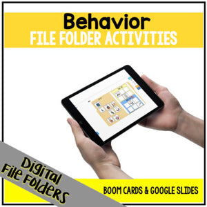 DIGITAL Behavior File Folder Activities