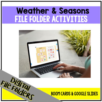 DIGITAL Weather File Folder Activities