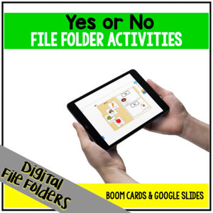 DIGITAL Yes No File Folder Activities