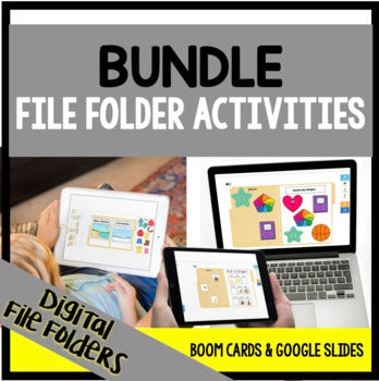 DIGITAL File Folder Activities {BUNDLE}
