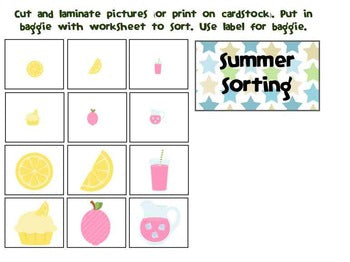 Summer Reading Centers and Literacy Games for Special Education