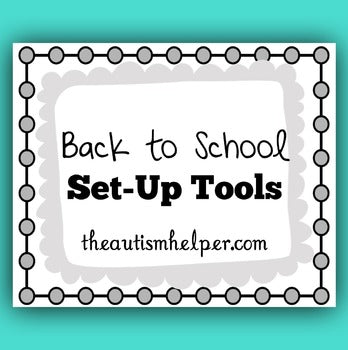 Back to School Set-Up Tools